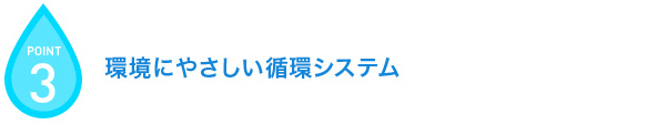 環境にやさしい循環システム